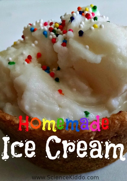 This simple recipe for homemade ice cream will have you enjoying a sweet and frosty treat in less than 10 minutes. Learn memorable and delicious science in the process!