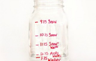 This snow density winter science experiment is a fun and easy STEM activity to discover the density of snow. Simply gather snow in a jar and watch it melt!