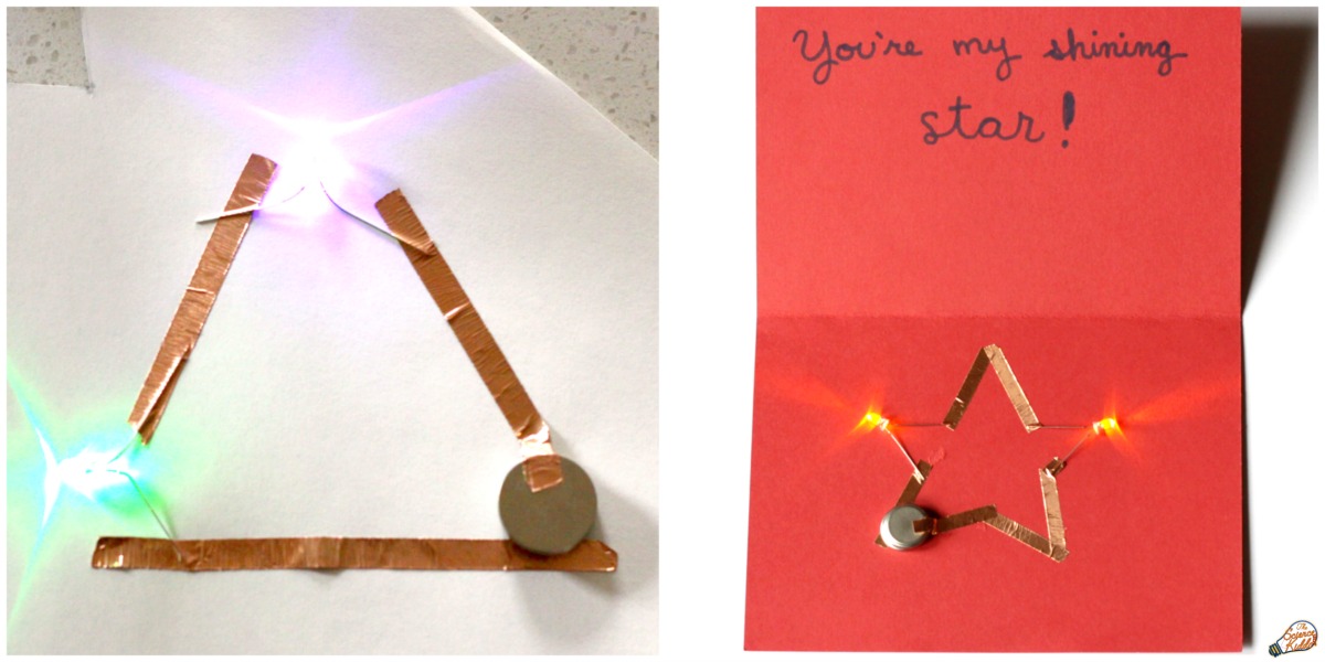 Making paper circuit cards is one of the most integrative STEM activities for kids! It's a science experiment, a technology lesson, and an art project all in one. Paper circuit art unleashes a child's creativity by empowering them to design a card that really lights up!